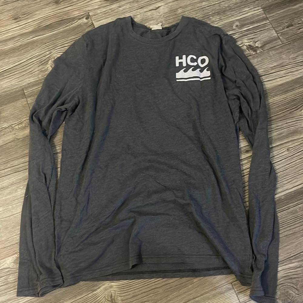 Hollister medium grey long sleeve